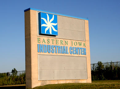 Eastern Iowa Industrial Center sign