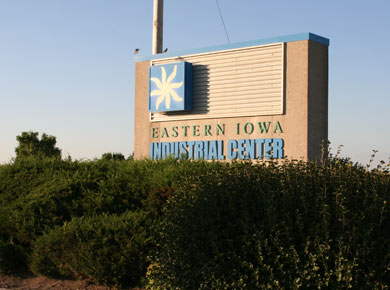 Eastern Iowa Industrial Center sign